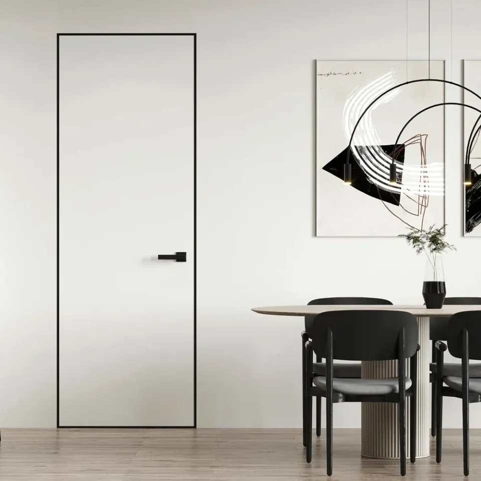 Ușă Frameless — minimalist